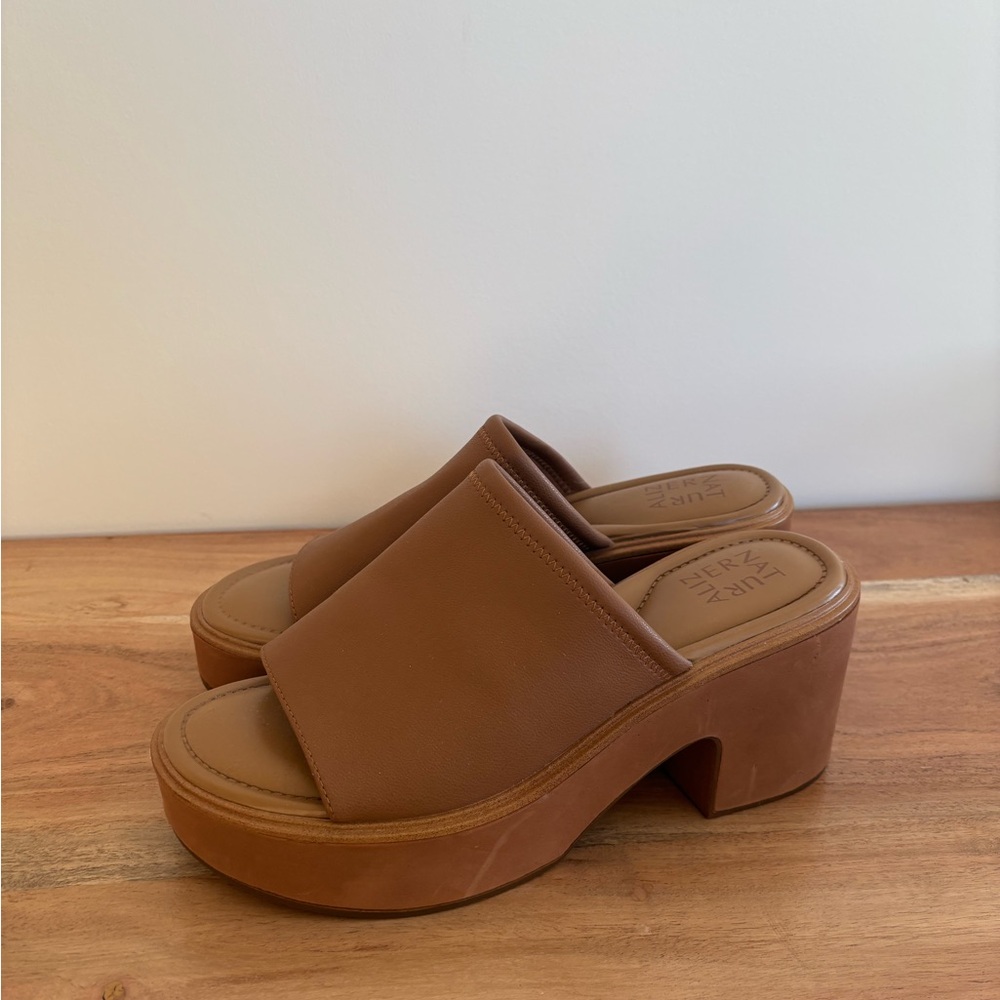 Alizer Natur Heeled Sandals Size 9 Y2K Style